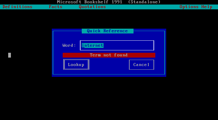 Microsoft Bookshelf 1991 Edition